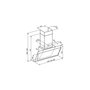 Вытяжка каминная Korting KHC 97070 GN, черный