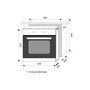 Духовой шкаф электрический LEX EDM 6075С IV LIGHT, слоновая кость