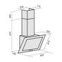 Вытяжка каминная MBS GALTONIA 160 INOX, серебристый