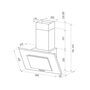 Вытяжка каминная Maunfeld TOWER C 60 IVORY, слоновая кость