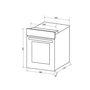Духовой шкаф электрический Maunfeld EOEC516B2, черный