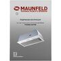 Вытяжка встраиваемая Maunfeld THAMES 601PM WHITE КА-00014207, белый