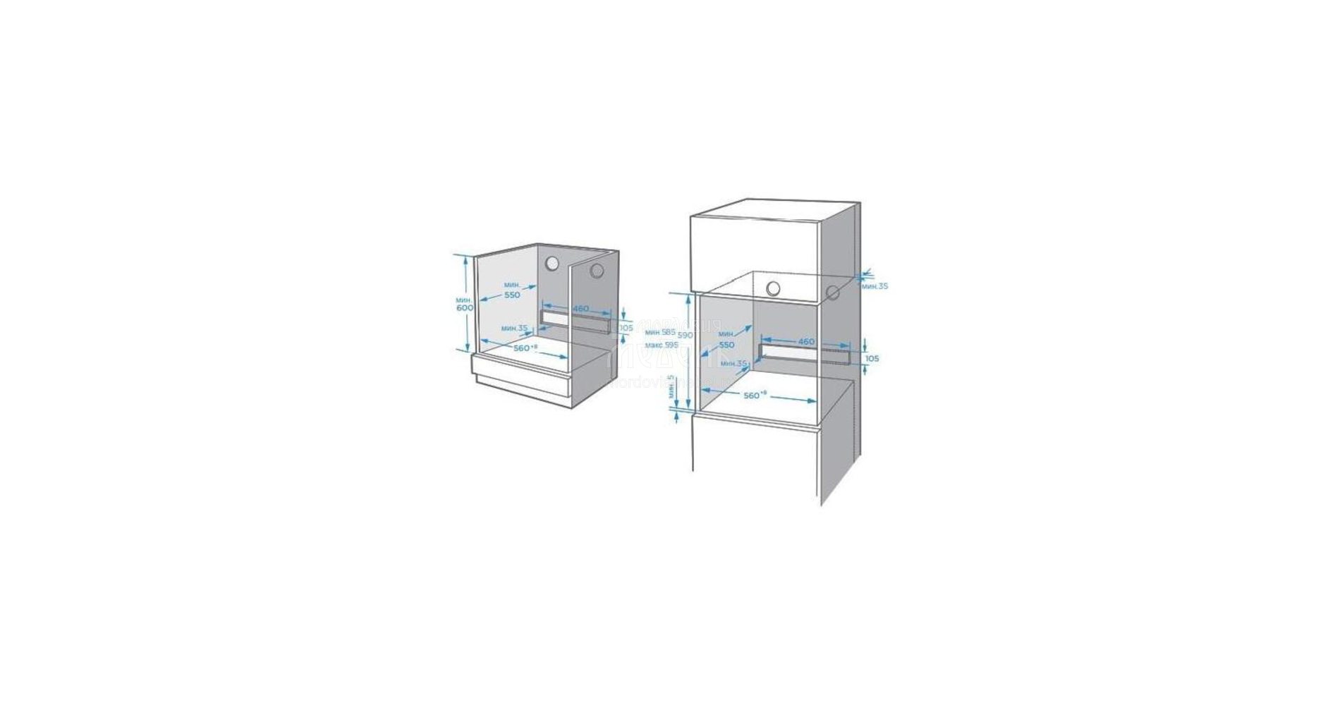 Духовой шкаф midea mo90170tcgb