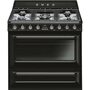 Плита Smeg TR90BL9, комбинированая, черная