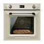Духовой шкаф электрический Smeg SFP6925PPZE1, кремовый