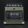 Плита Smeg CPF9GMOG, комбинированая, оливковая