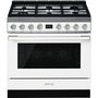 Плита Smeg CPF9GMWH, комбинированая, белая