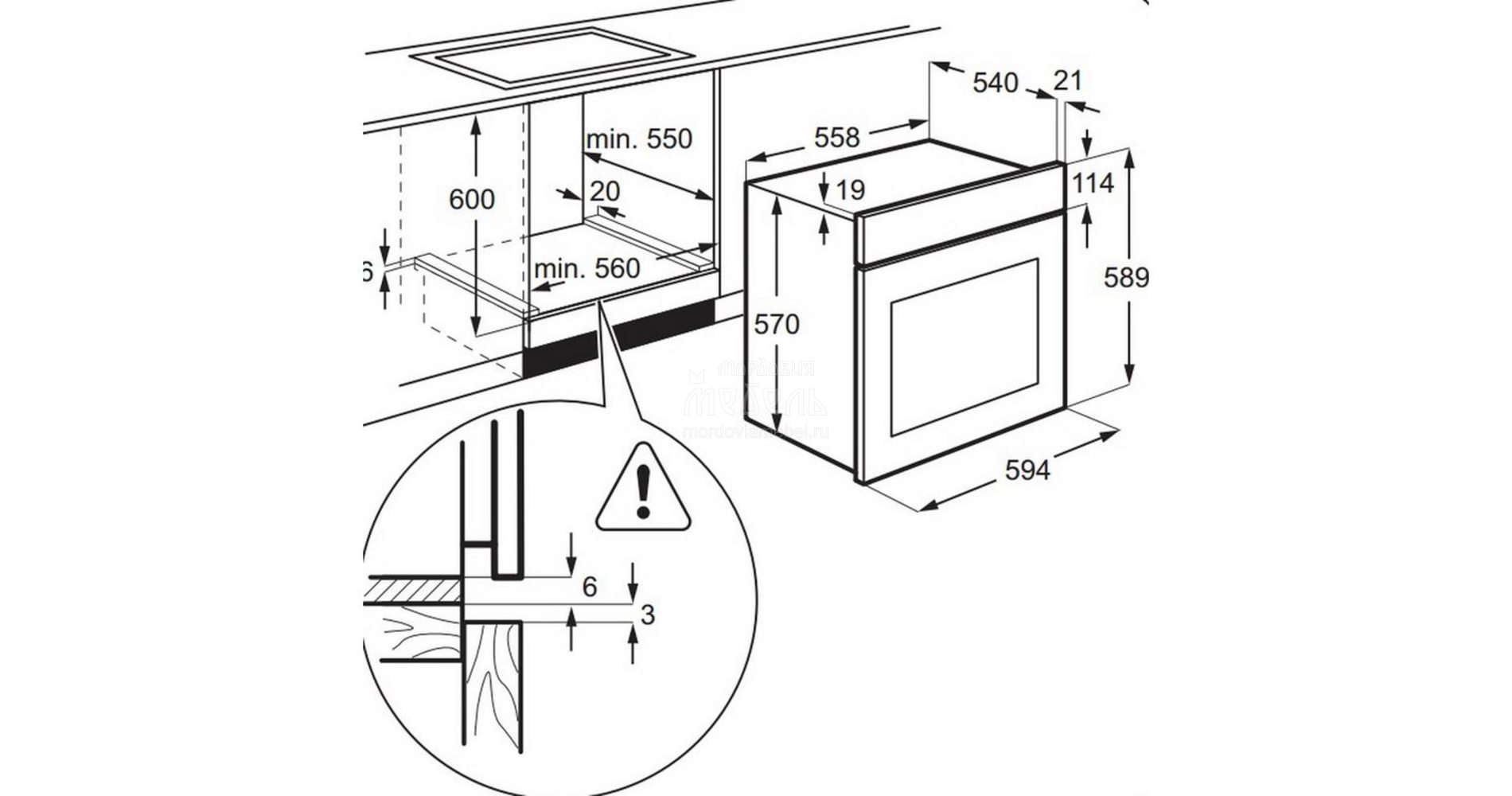 Электрический духовой шкаф Zanussi ZZB 510301 X