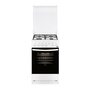 Плита Zanussi ZCK9540G1W, комбинированая, белая