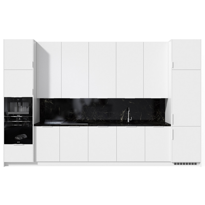 Прямой кухонный гарнитур, цвет – белый, DE.013.008.05