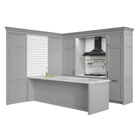 Классическая П-образная кухня