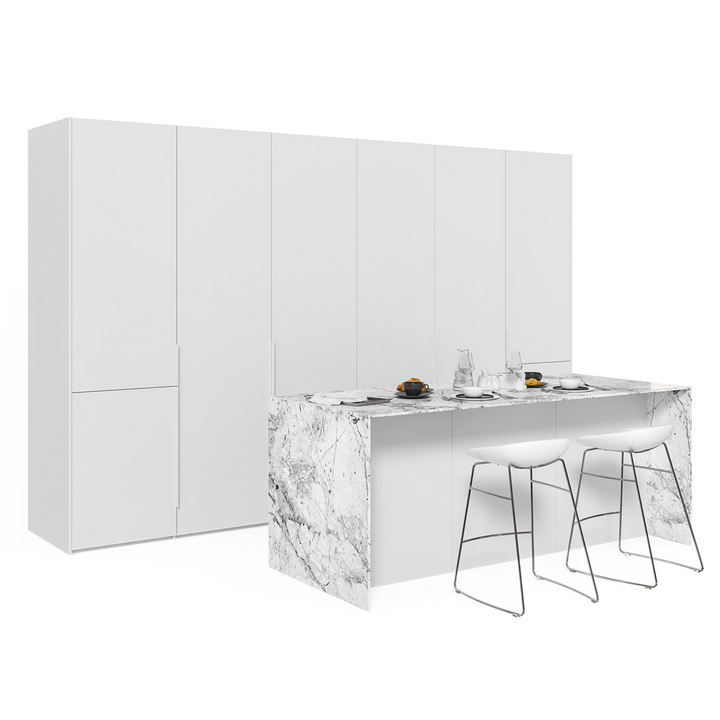 Скрытая кухня, цвет – белый, DE.013.010.05