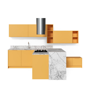 Современная кухня с барной стойкой