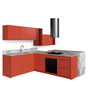 Современная кухня с барной стойкой