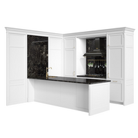 Классическая П-образная кухня