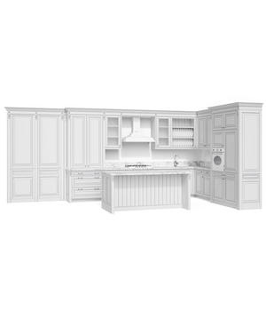 Классическая кухня с островом