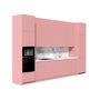 Прямой кухонный гарнитур, цвет – розовый, DE.013.008.37