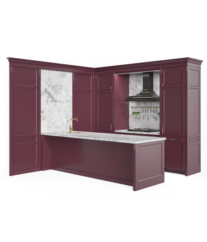 Классическая П-образная кухня