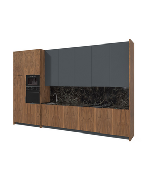 Современная прямая кухня