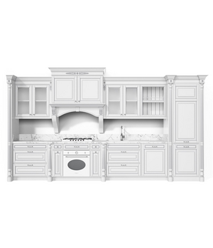 Классическая прямая кухня