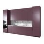 Прямой кухонный гарнитур, цвет – фиолетовый, DE.013.008.41