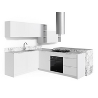 Современная кухня с барной стойкой