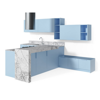 Современная кухня с барной стойкой