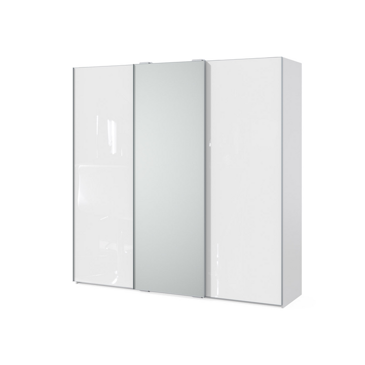 Шкаф-купе с 3 дверями, цвет – белый глянец, DE.022.002.11