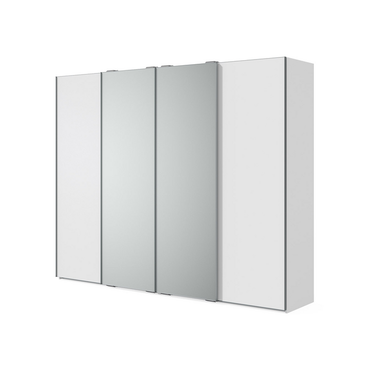Шкаф-купе с 4 дверями, цвет – белый альпийский, DE.022.003.04