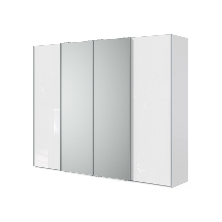 Шкаф-купе с 4 дверями, цвет – белый глянец, DE.022.003.11