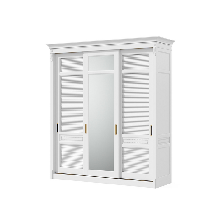 Шкаф-купе с зеркалом, цвет – белый, IT.022.006.03