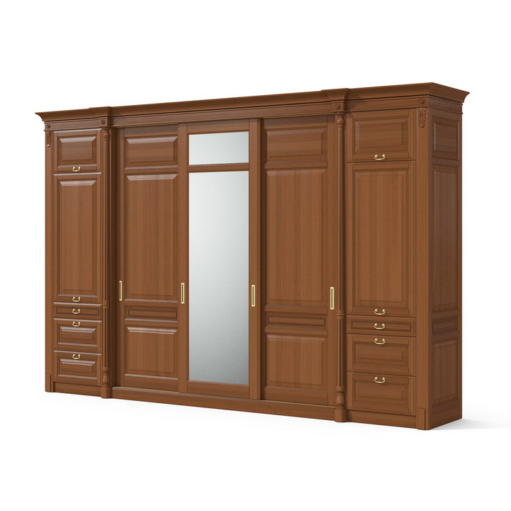 Шкаф-купе с зеркалом, цвет – анегри, IT.022.001.05