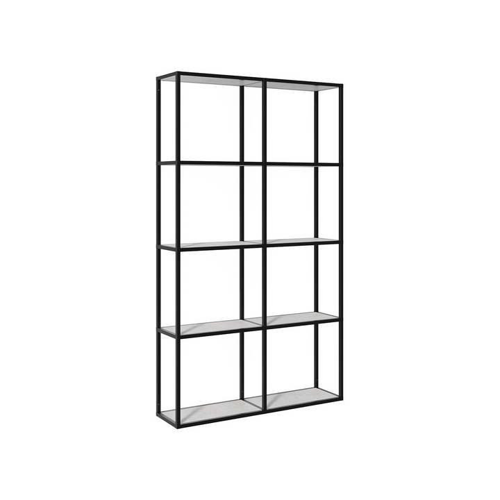 Стеллаж для книг, цвет – бетон чикаго светло-серый, DE.012.006.29