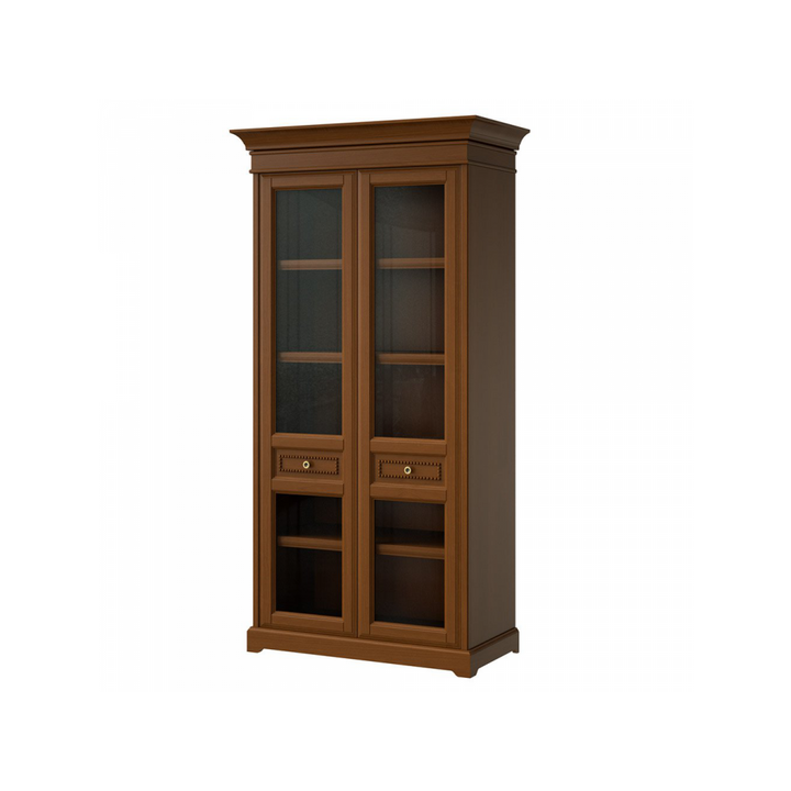 Распашной шкаф для книг, цвет – анегри, IT.012.005.05