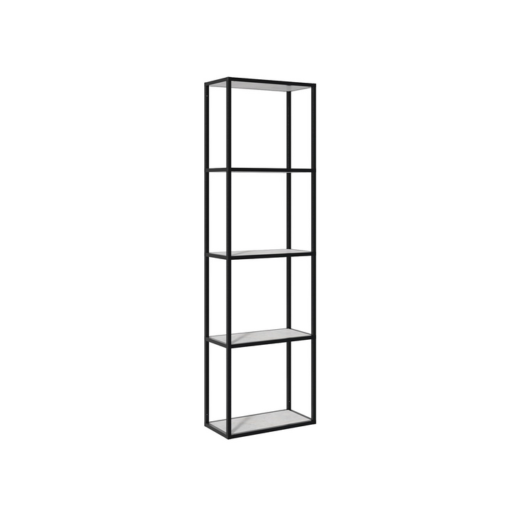 Стеллаж для книг, цвет – бетон чикаго светло-серый, DE.012.005.29