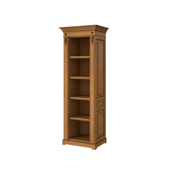 Стеллаж для книг, цвет – светлый дуб с коричневой патиной, IT.012.014.27
