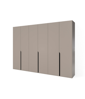 Распашной шкаф с 6 дверями