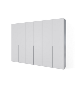 Распашной шкаф с 6 дверями