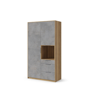 Платяной шкаф с 3 ящиками