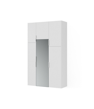 Распашной шкаф с зеркалом