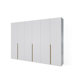 Распашной шкаф с 6 дверями