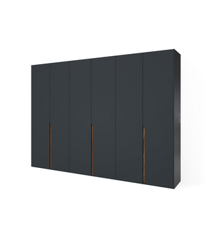 Распашной шкаф с 6 дверями