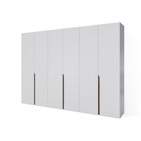 Распашной шкаф с 6 дверями