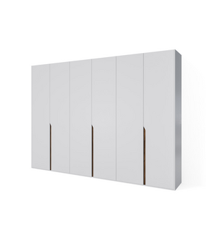 Распашной шкаф с 6 дверями
