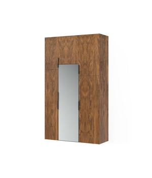 Распашной шкаф с зеркалом