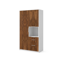 Платяной шкаф с 3 ящиками