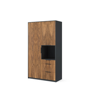 Платяной шкаф с 3 ящиками