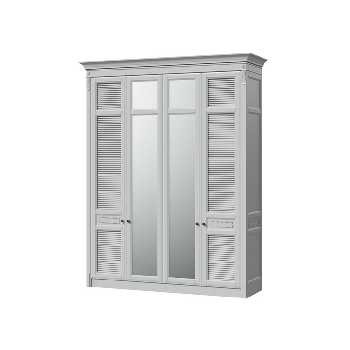 Широкий платяной шкаф, цвет – серый, IT.001.010.21