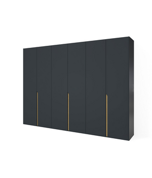 Распашной шкаф с 6 дверями