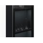 Шкаф-витрина для посуды, цвет – серый и черное стекло, DE.002.002.19